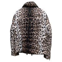 Moschino Cheap And Chic Quilted Jacket with Leopard pattern