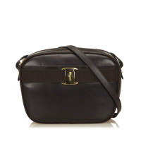 Salvatore Ferragamo Leren Vara Shoulder tas