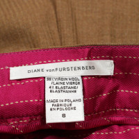 Diane Von Furstenberg Trousers Wool in Brown
