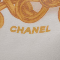 Chanel Gedrukte Zijde Sjaal