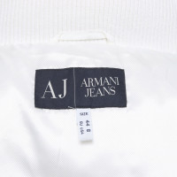 Armani Jeans Jas/Mantel in Wit