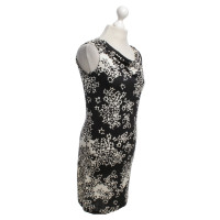 Diane Von Furstenberg zijden jurk in zwart / White