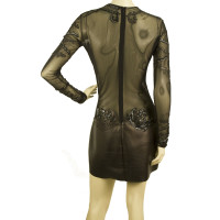 Jitrois Leather dress with tulle