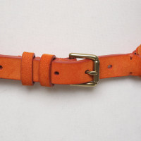 Ralph Lauren Cintura in Pelle in Arancio