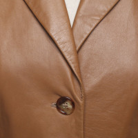 Windsor Blazer Leather in Beige
