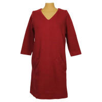 Ganni Kleid aus Baumwolle in Rot