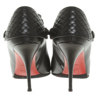 Christian Louboutin Bottines en Cuir en Noir