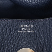Hermès Lindy 34 Leer in Blauw