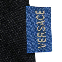 Versace Blauwe jurk met logo