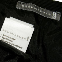 Schumacher skirt with fur trim