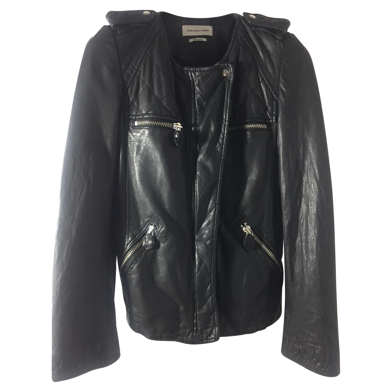 Isabel Marant Etoile Leather jacket in black - Second Hand Isabel Marant  Etoile Leather jacket in black buy used for 150€ (2787239)