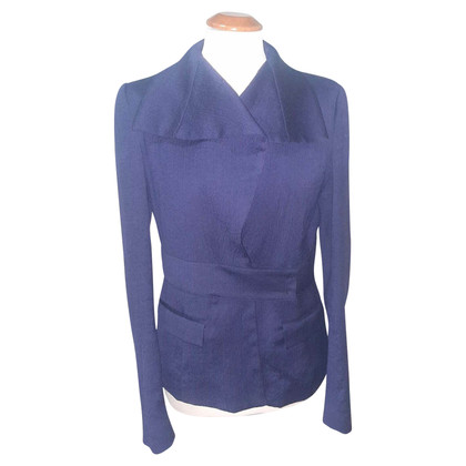 Malloni Jacket/Coat Wool in Blue