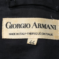 Giorgio Armani Jacke/Mantel aus Wolle in Schwarz