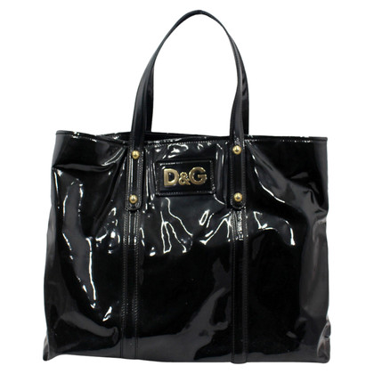 Dolce & Gabbana Shopper en Cuir en Noir