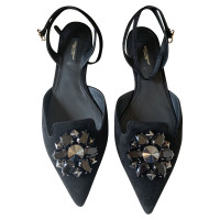 Dolce & Gabbana Sandales en Daim en Noir