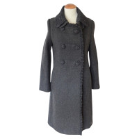 Prada grey tweed coat