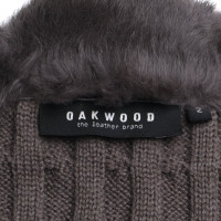 Oakwood Gilet en tricot avec bordure en fourrure