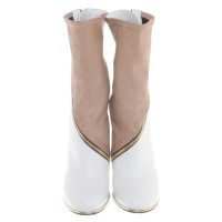 Jil Sander Boots in White / Beige