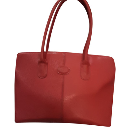 Tod's D Bag in Pelle in Rosso