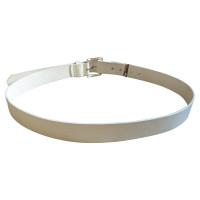 Armani Jeans Belt Leather in White