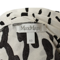 Max Mara Robe en noir et blanc