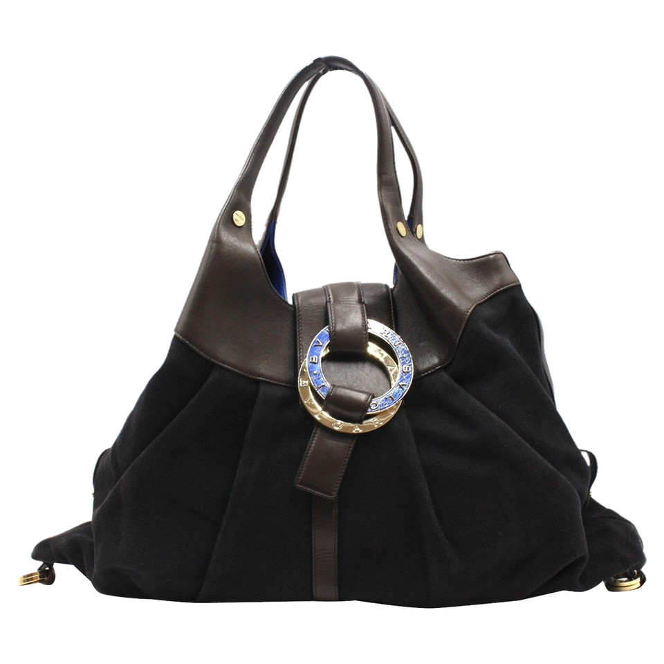 Bulgari Chandra Bag in Pelle scamosciata in Nero