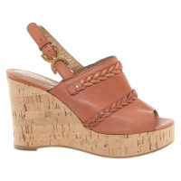 Chloé Wedges in Braun