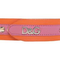 D&G Belt in pink / orange