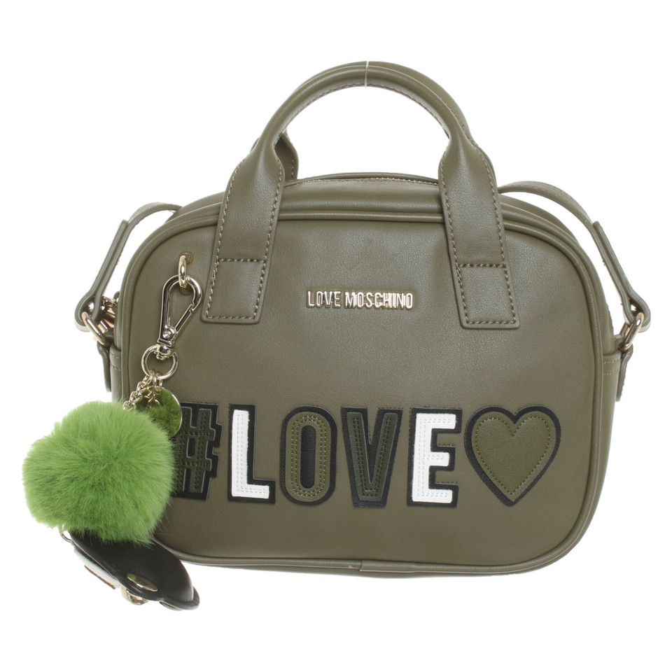 Moschino Love Shoulder bag in Khaki