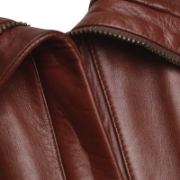 Gucci Leather Jacket in Brown