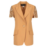 Genny Blazer aus Leinen in Beige