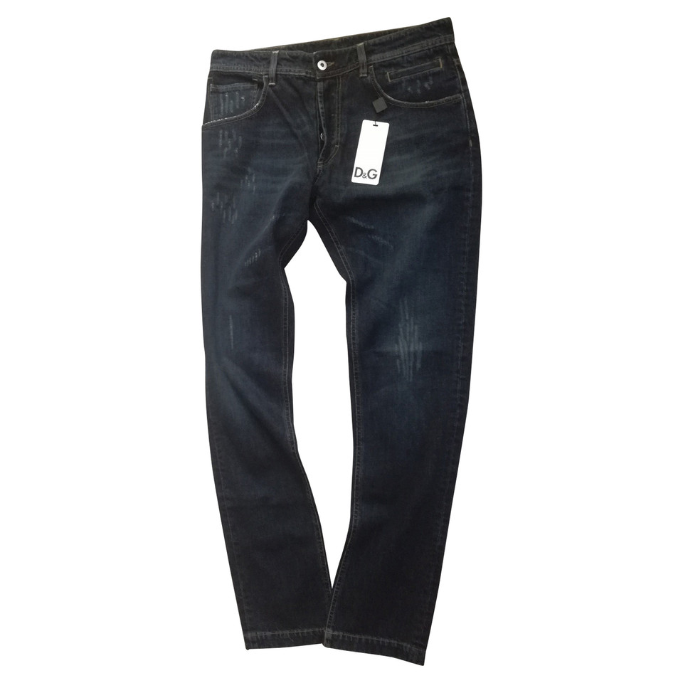 Dolce & Gabbana Jeans in Cotone in Blu