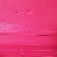 Christian Dior Diorling roze Leren portemonnee / clutch