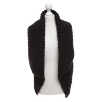Helmut Lang Knitted vest in brown