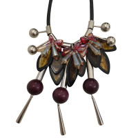 Max Mara Long necklace with glass stones