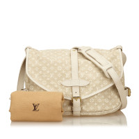 Louis Vuitton Saddle Bag aus Baumwolle in Beige