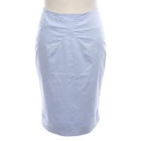 René Lezard Skirt Cotton in Blue