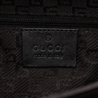 Gucci Bamboe Suede Shoulder tas
