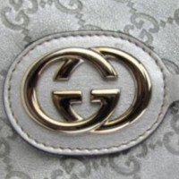 Gucci Sukey Bag Leer in Grijs