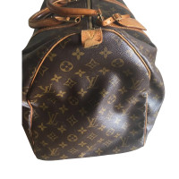 Louis Vuitton Keepall 55 Cotton in Brown