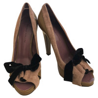 Pollini Peep toes con fiocco