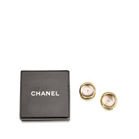 Chanel Emalje Goud-Tone Clip-On Oorbellen