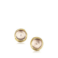 Chanel Enamel Gold-Tone Clip-On Ohrringe