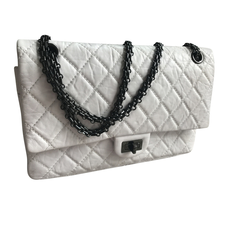 Chanel 2.55 Leather in White