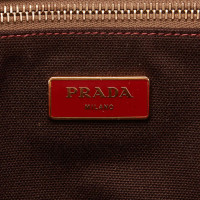 Prada Printed Canapa Tote Bag