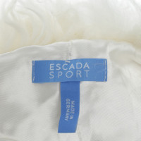 Escada Fur hat in white
