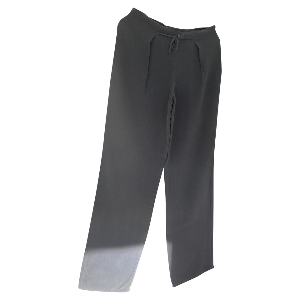 Emporio Armani Trousers Silk in Grey