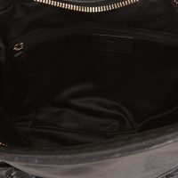 Christian Dior Ruffle Leather in Black