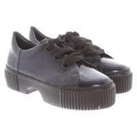 Agl Lace-up shoes Patent leather in Black
