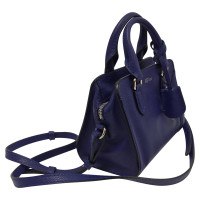 Alexander McQueen Blu mini bag lucchetto